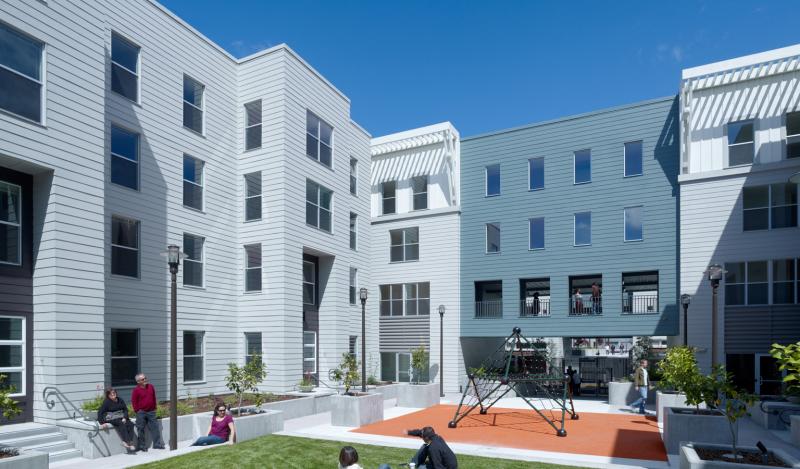 Mosaica interior courtyard