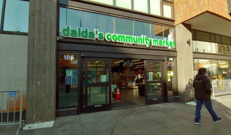 Dalda's Community Market front entrance 2020