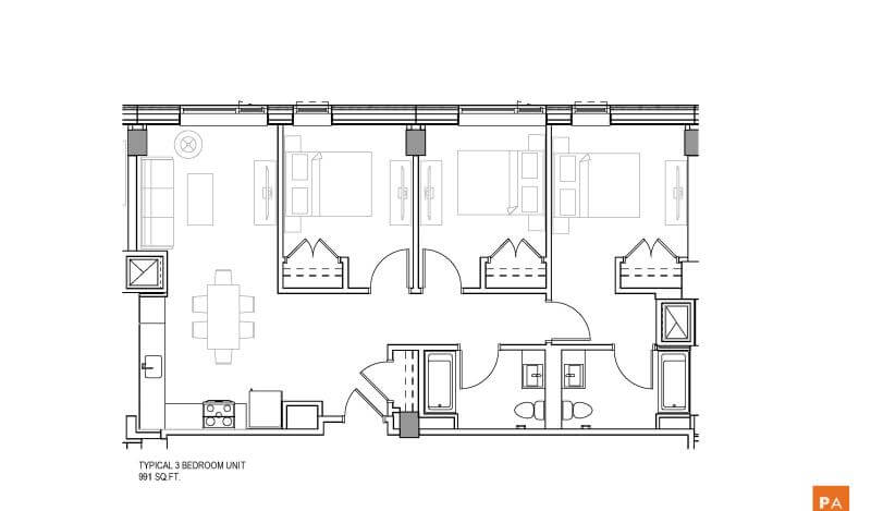 unit plans for 921 Howard