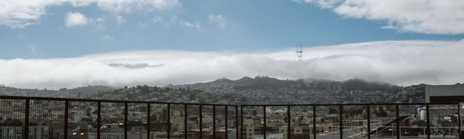 View from rooftop garden at 2828 16th street