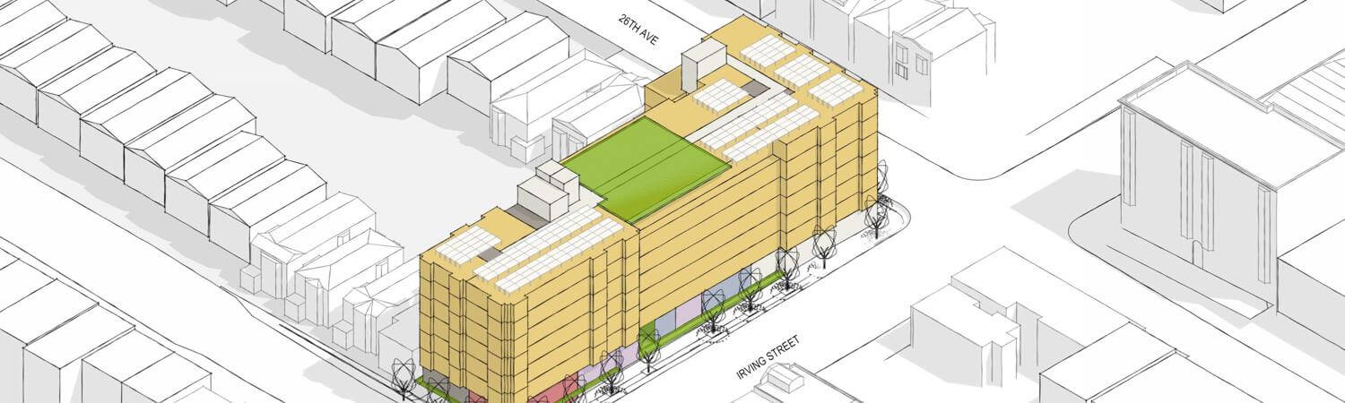 groundbreaking of 2550 Irving Street