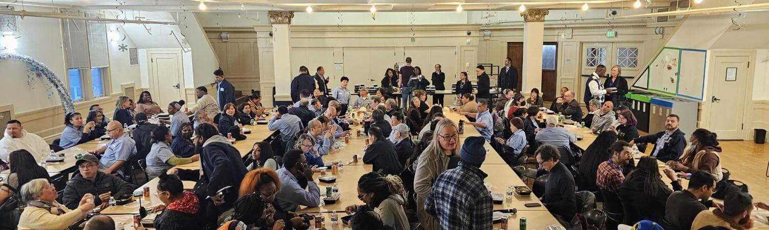 Staff Luncheon group shot, Jan. 2025