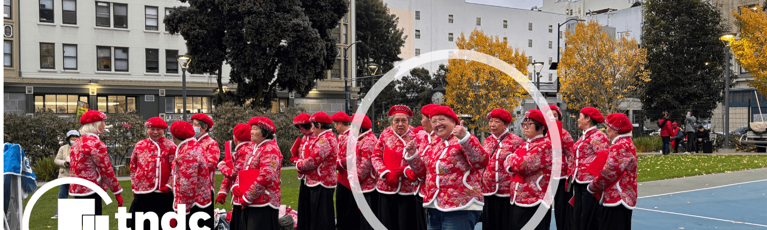 Siu with the TL Chinese Rights Assoc Chorus