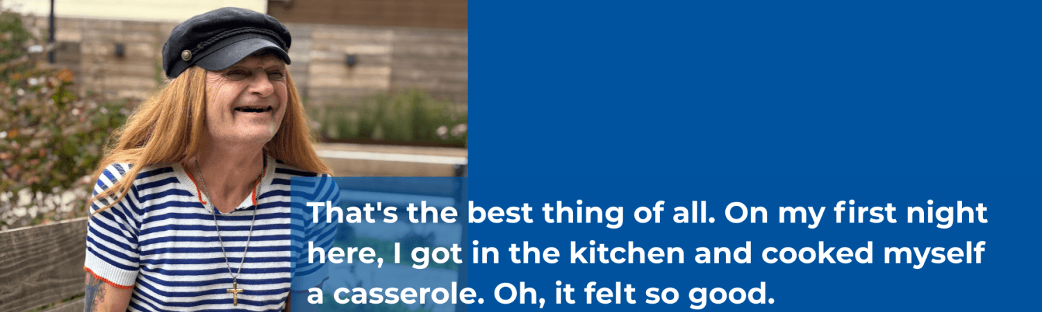 Wendy from 383 6th Ave seated on bench