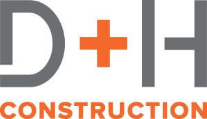 D+H Construction logo